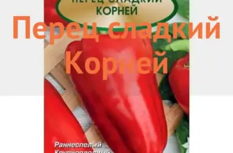 Перец сладкий корней описание сорта